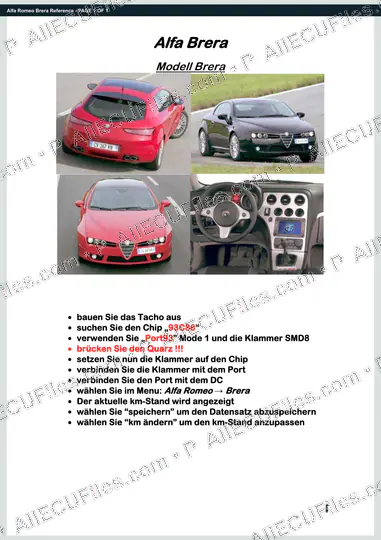 Watermarked preview of Alfa Romeo Brera Reference