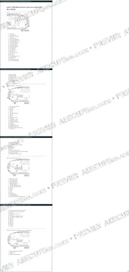 Watermarked preview of Audi Tt 1999 2006 Instrument Cluster From Vehicle Id No 8n Y 050 001 Reference