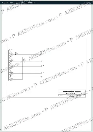 Watermarked preview of Automotive Cable Aveowave Reference