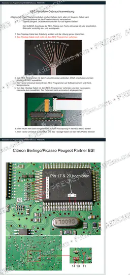 Watermarked preview of Automotive Cars Peugeot Partner BSI 2003 Reference