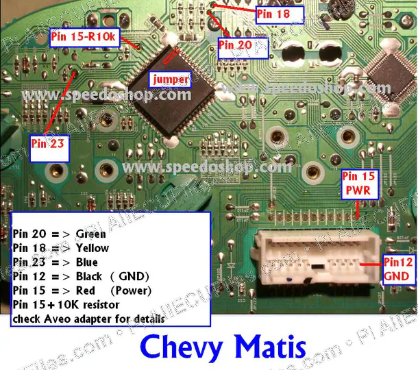 Watermarked preview of Automotive Chevy Matis Reference