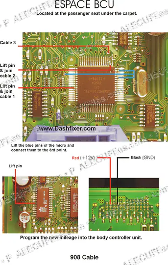 Watermarked preview of Automotive Espace2000 Bcu Reference