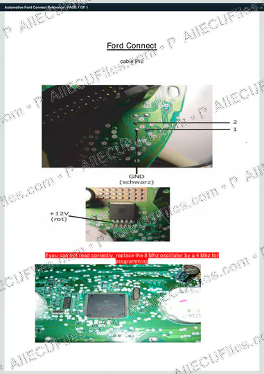 Watermarked preview of Automotive Ford Connect Reference