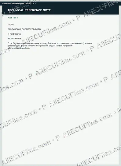 Watermarked preview of Automotive Ford Reference