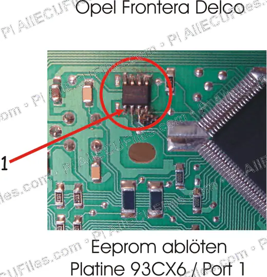 Watermarked preview of Automotive Opel Frontera Delco Reference