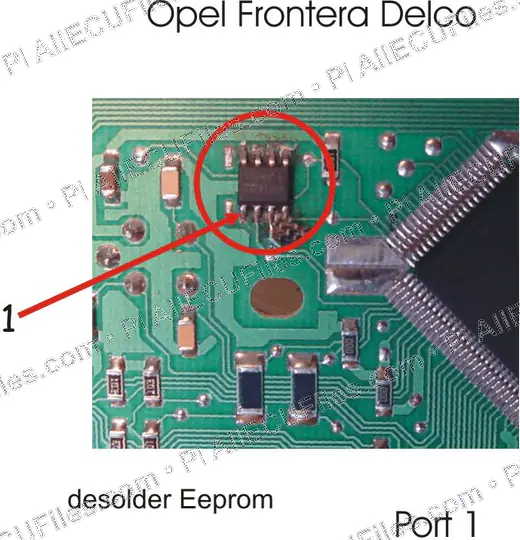Watermarked preview of Automotive Opel Frontera Delco Reference