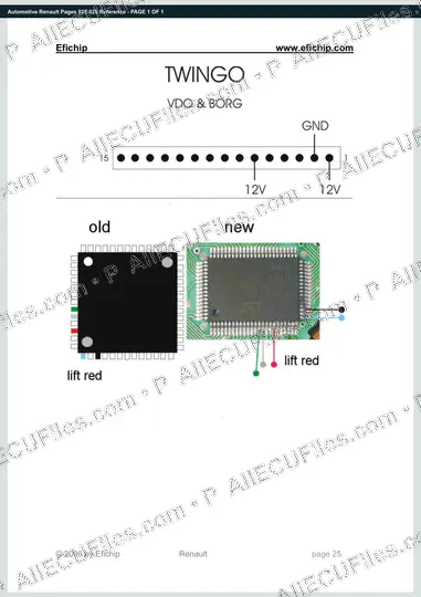 Watermarked preview of Automotive Renault Pages 025 025 Reference