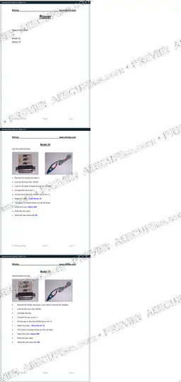 Watermarked preview of Automotive Rover Reference