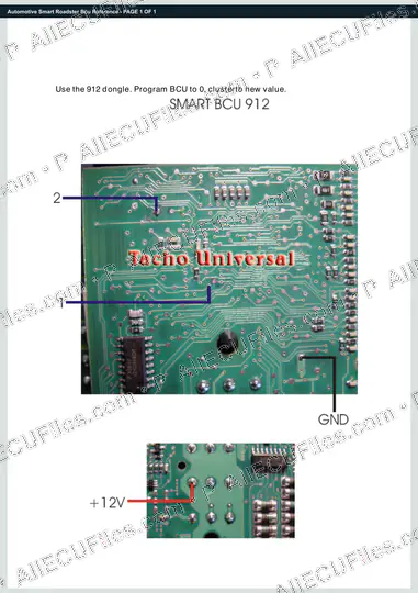 Watermarked preview of Automotive Smart Roadster Bcu Reference