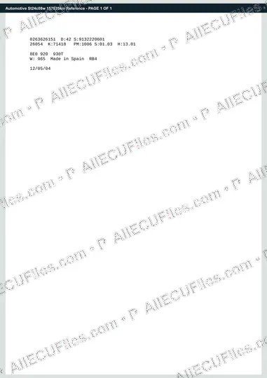 Watermarked preview of Automotive St24c08w 157035km Reference