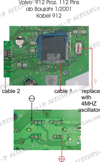 Watermarked preview of Automotive Volvo 912 112 Pin Reference