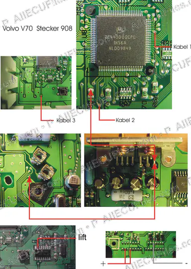 Watermarked preview of Automotive Volvo V70 908 Reference
