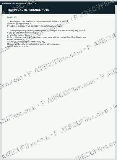 Watermarked preview of Automotive Vue9186 Reference