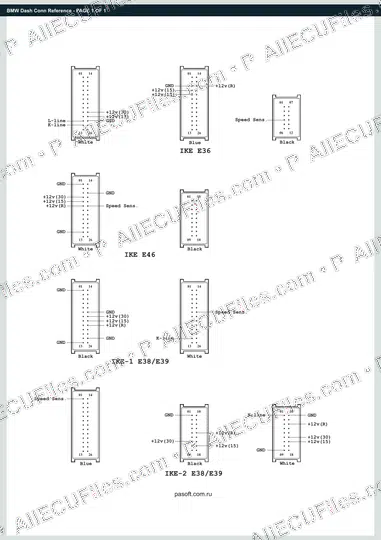 Watermarked preview of BMW Dash Conn Reference