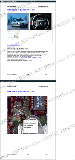 Watermarked preview of BMW E38 39 Sw 13 Reference