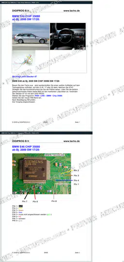 Watermarked preview of BMW E46 Chip 35080 Sw 17 Oder Hoher Reference