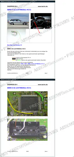 Watermarked preview of BMW E46 Lcm Hc12 Reference