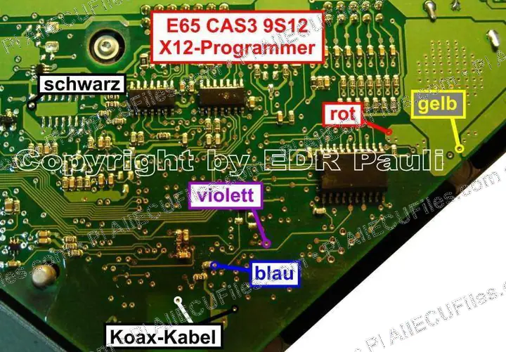 Watermarked preview of BMW E65 Facelift Cas3 9s12 Reference