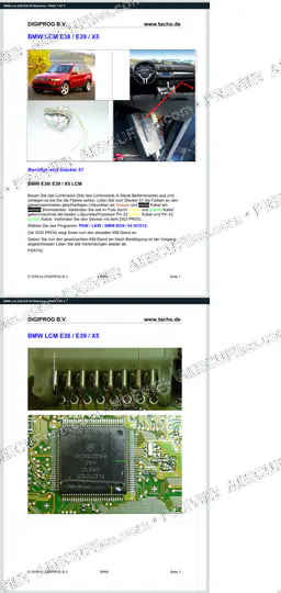 Watermarked preview of BMW Lcm E38 E39 X5 Reference