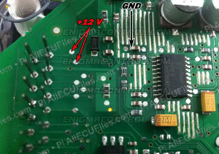Watermarked preview of BMW Motorbike Instrument Cluster Pinout Reference