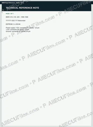 Watermarked preview of BMW Read Reference