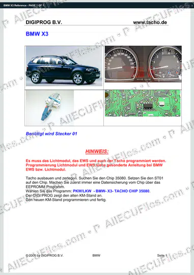Watermarked preview of BMW X3 Reference