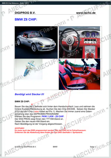 Watermarked preview of BMW Z8 Chip Reference