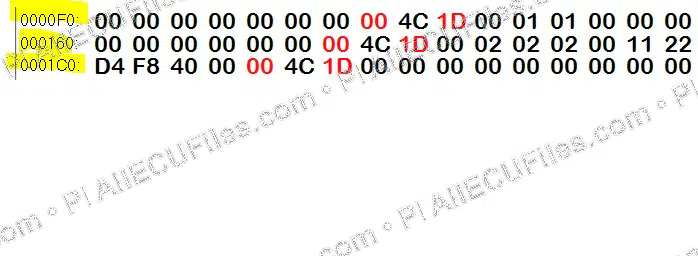 Watermarked preview of Chevrolet Cruze BCM Reference