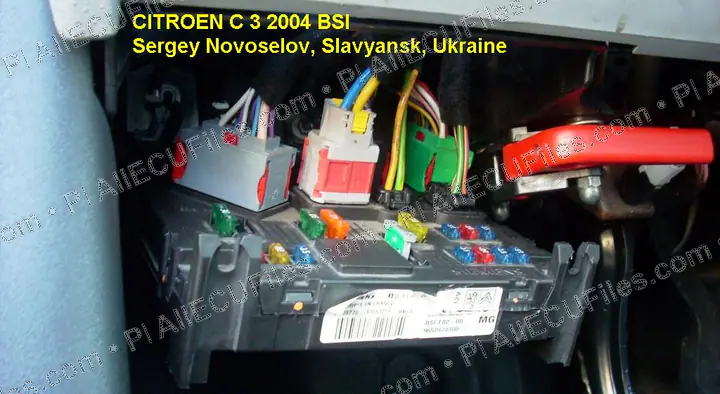 Watermarked preview of Citroen C3 2004 Box BSI Reference