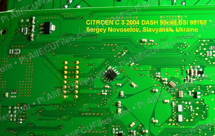 Watermarked preview of Citroen C3 2004 BSI Reference