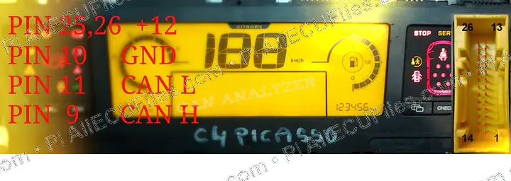 Watermarked preview of Citroen Picasso C4 Reference