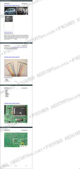 Watermarked preview of Citroen Xara Picasso BSI Nec Reference
