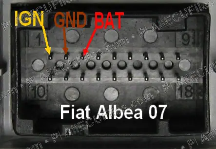 Watermarked preview of Fiat Albea 2007 Reference