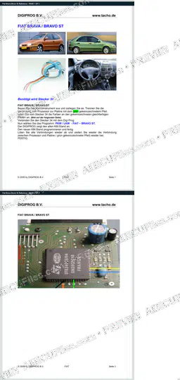 Watermarked preview of Fiat Brava Bravo St Reference