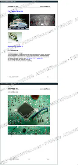 Watermarked preview of Fiat Marea Hc08 Reference