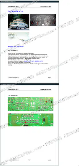 Watermarked preview of Fiat Marea Hc11 Reference
