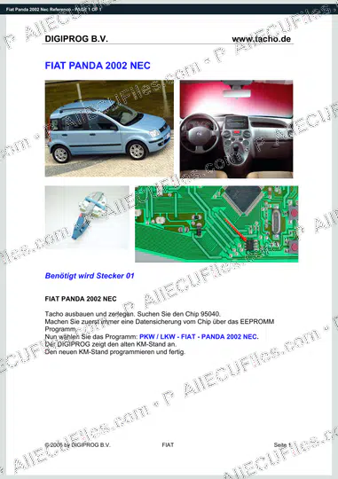 Watermarked preview of Fiat Panda 2002 Nec Reference