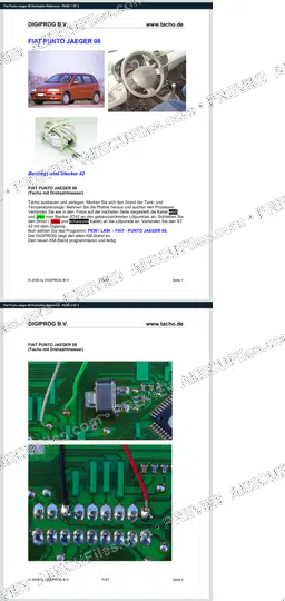 Watermarked preview of Fiat Punto Jaeger 08 Drehzahlm Reference