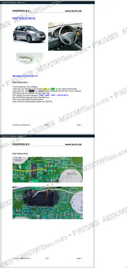 Watermarked preview of Fiat Stilo Hc12 Reference