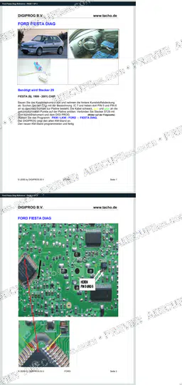 Watermarked preview of Ford Fiesta Diag Reference