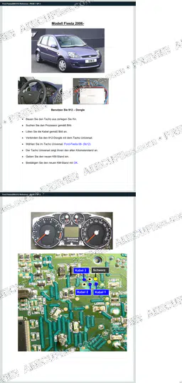 Watermarked preview of Ford Fiesta2006 912 Reference