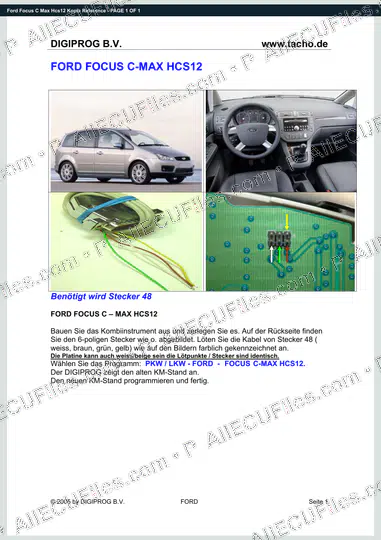 Watermarked preview of Ford Focus C Max Hcs12 Kopie Reference