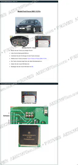 Watermarked preview of Ford Focus2005 912 Reference
