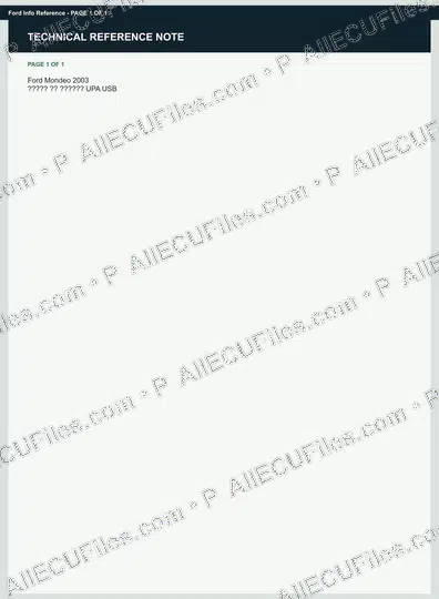 Watermarked preview of Ford Info Reference