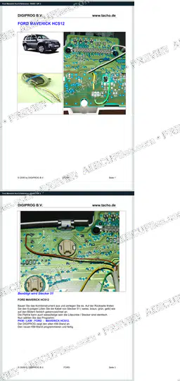 Watermarked preview of Ford Maverick Hcs12 Reference