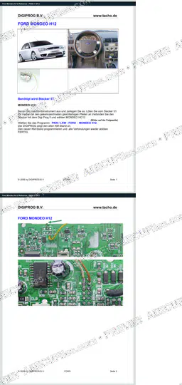 Watermarked preview of Ford Mondeo Hc12 Reference