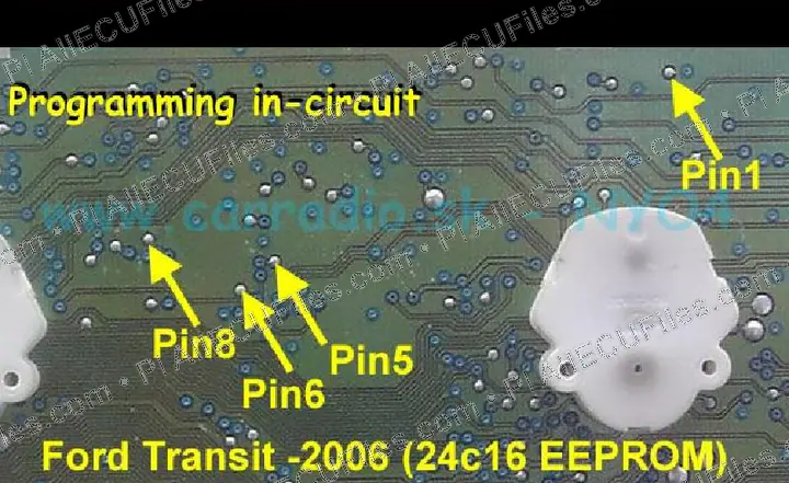 Watermarked preview of Ford Transit 2006 24c16 Pinout Reference
