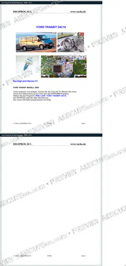Watermarked preview of Ford Transit 24c16 Mod Reference