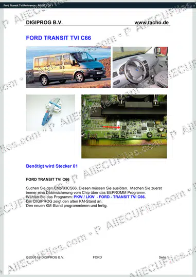 Watermarked preview of Ford Transit Tvi Reference