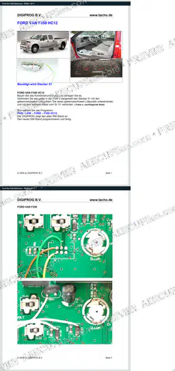 Watermarked preview of Ford Van F350 Reference